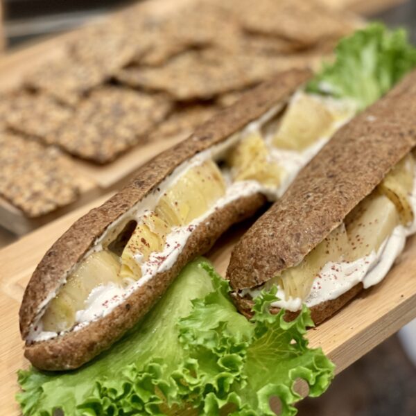 Vegan Labane Artichoke and Sumak Flute